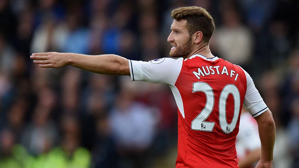 Bek Arsenal, Shkodran Mustafi. - INDOSPORT